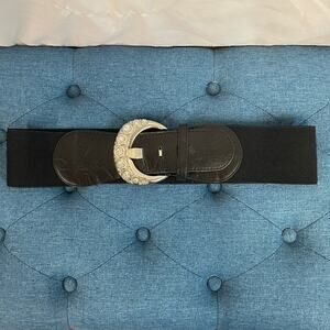 XOXO 1X Belt 00s 10s Y2K Black Stretch Bling